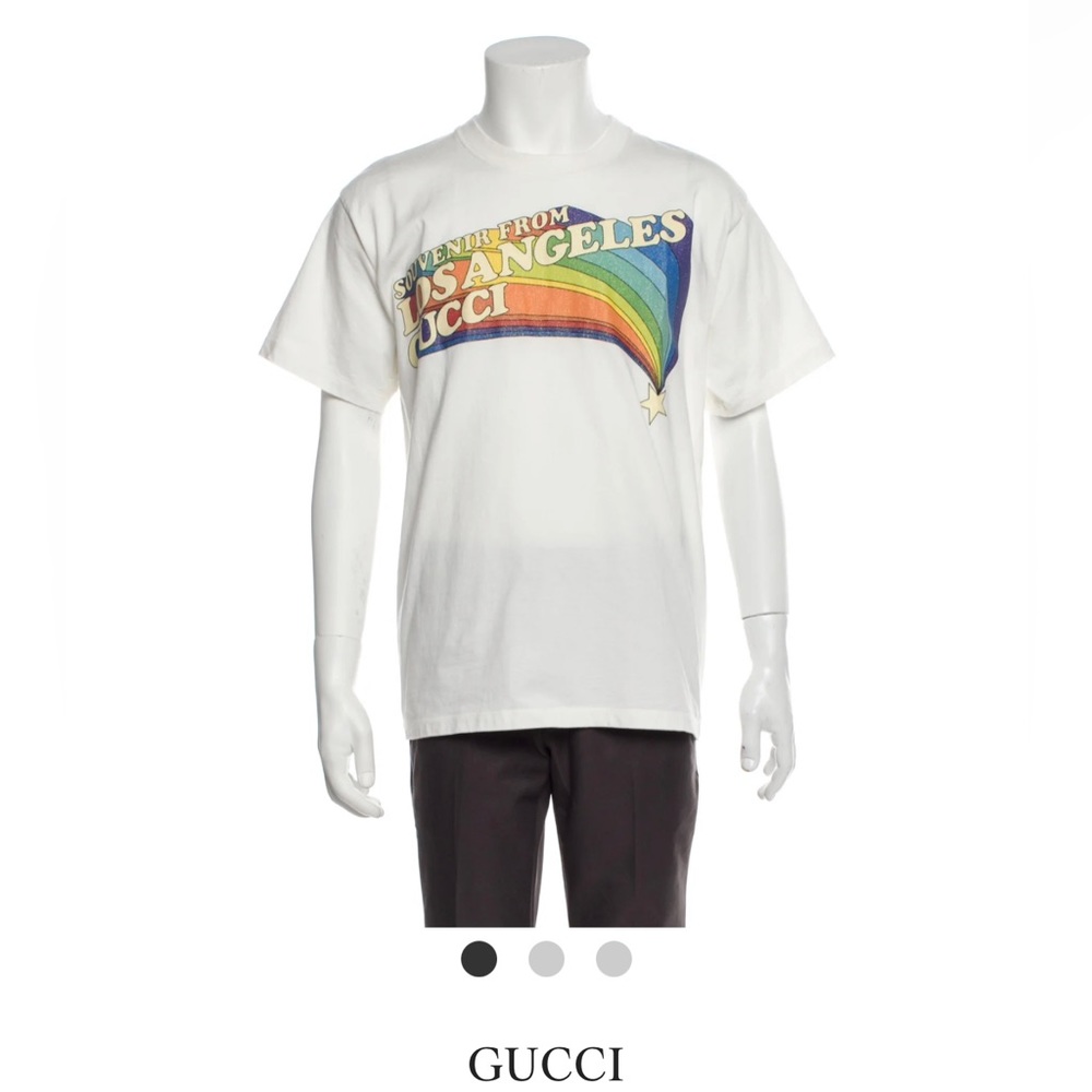 Gucci, Souvenir from Los Angeles printed tee. Size: M.